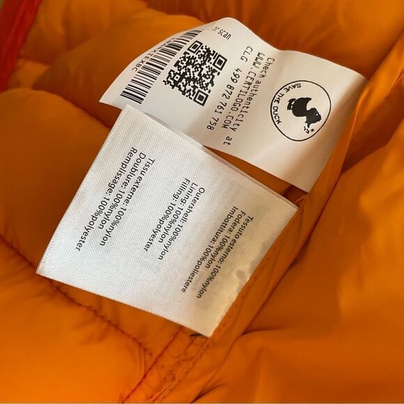 Save the Duck 100 Percent Animal Free Ultra-Light Plumtech Down Puffer Jacket XL - Picture 8 of 8